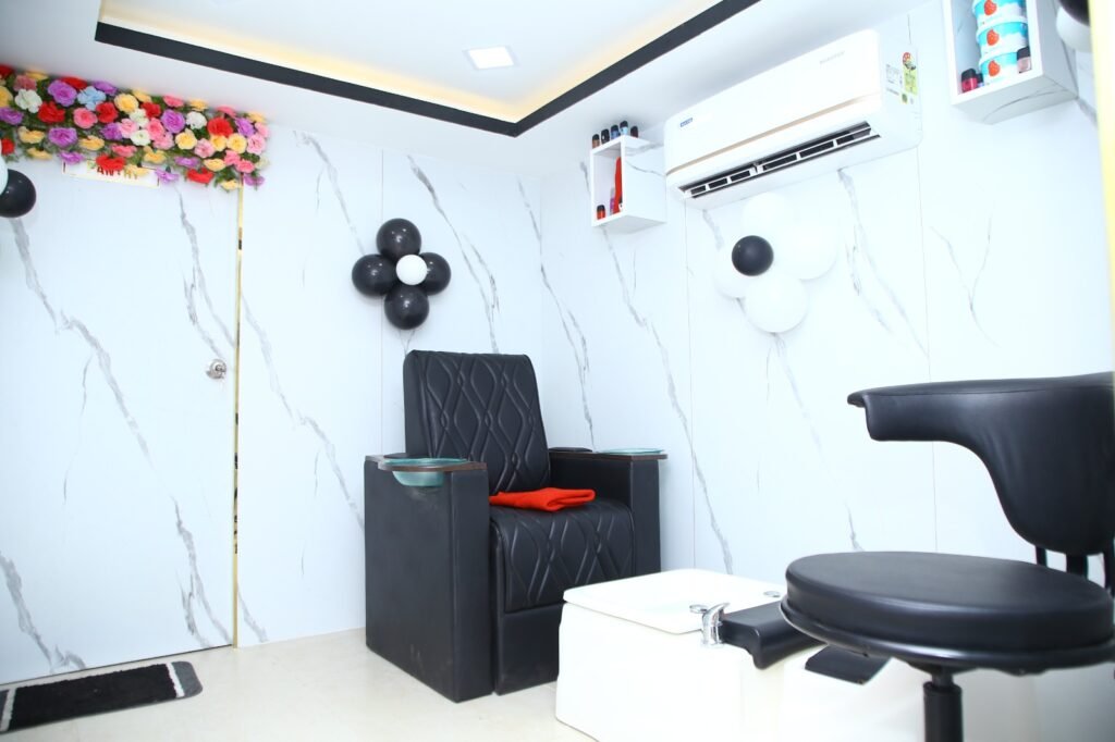 Toni and Guy in Nungambakkam salon interior with modern styling stations