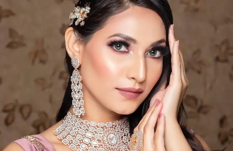 Party Makeup in Nungambakkam professional makeup artist creating glam look